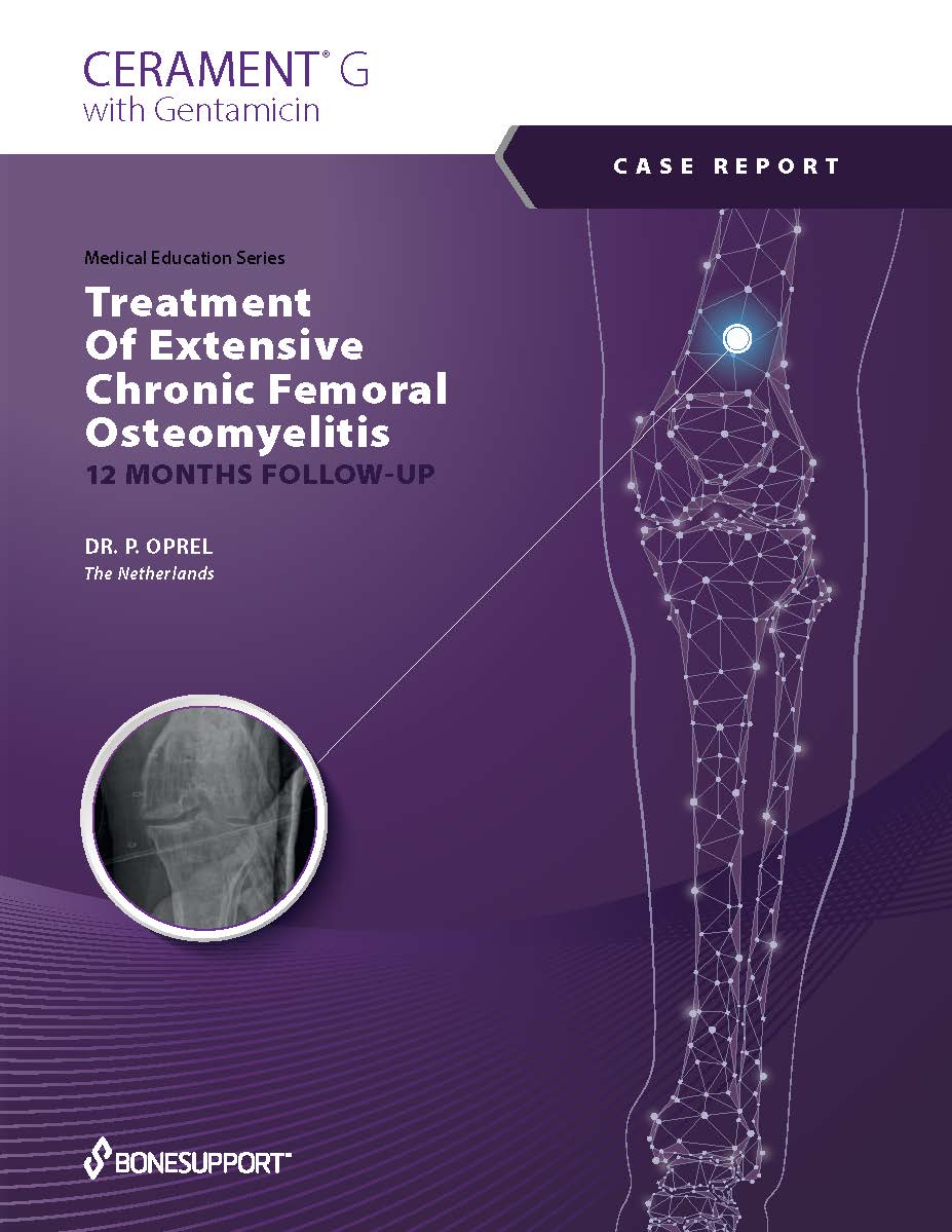 Treatment of extensive chronic femoral osteomyelitis using CERAMENT G: 12-month follow up